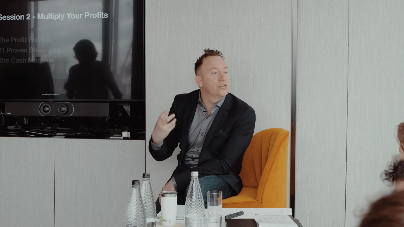 Anthony Woods teaching a Keystone masterclass at the Shard
